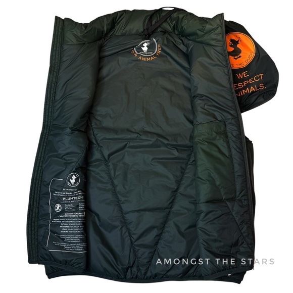 Save The Duck Stelis Synthetic Down Forest Green Full Zip Packable Vest - Picture 6 of 10